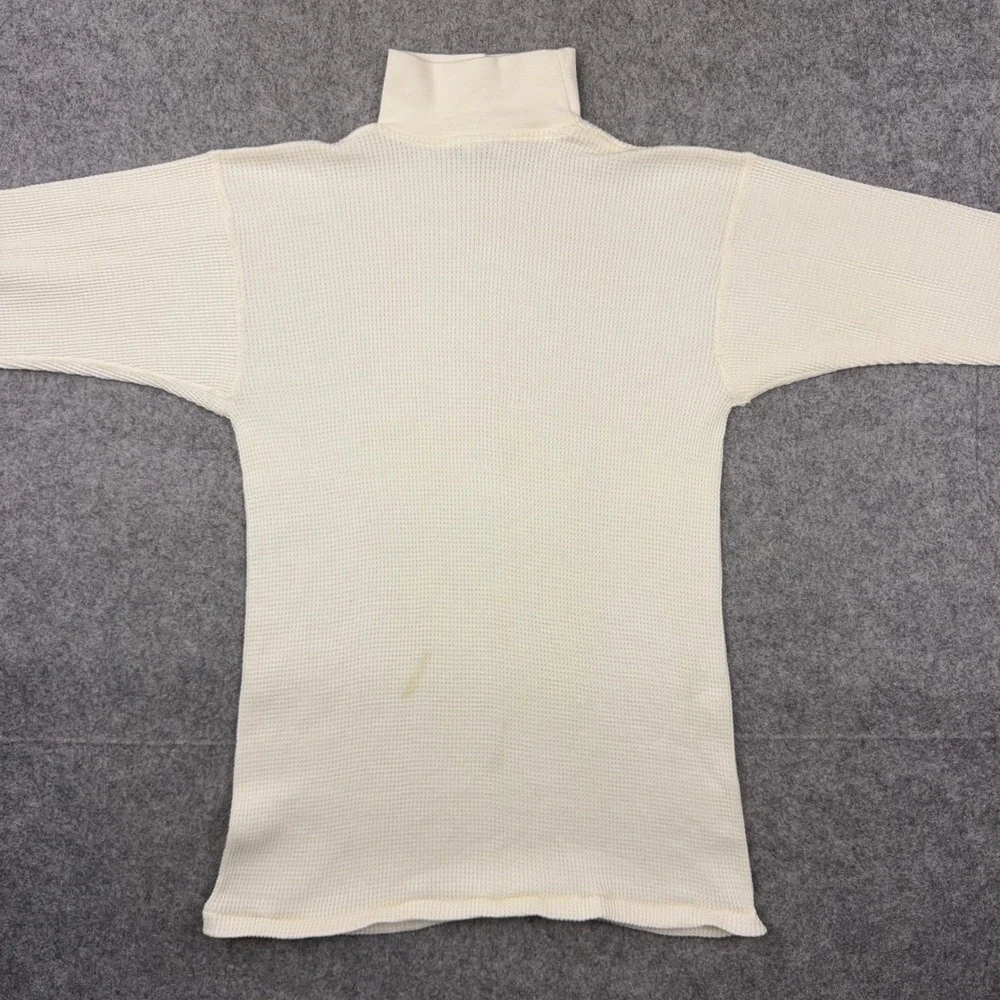 VTG CWU-44/P Undershirt Large Cream Aramid Flyer Anti Exposure Waffle Turtleneck